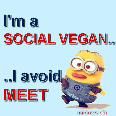 I am a social vegan ….